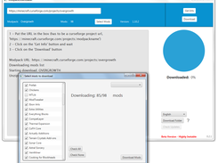 Minecraft ModpackDownloader download  SourceForge.net
