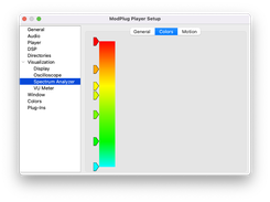 Spectrum Analyzer Gradient Editor