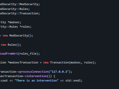 ModSecurity Screenshot 1