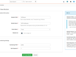 Module Builder for Vtiger CRM Screenshot 1