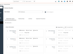 Module Builder for Vtiger CRM Screenshot 2
