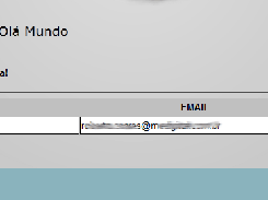 Visão frontend do módulo posicionado em associação ao um item de menu.
