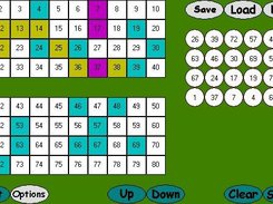 Drawing the numbers and displaying hits.