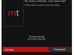 No Anime Selected Example