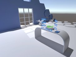 Virtual reality scene