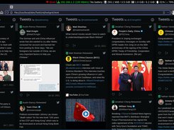 MOFO Linux 8: Accessing five Twitter feeds with TwitGrid.