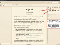 MojoPad AI Screen