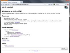 MokuWiki in Firefox 4.0 on Win7