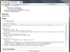 MokuWiki in Firefox 4.0 on Win7 - Editor