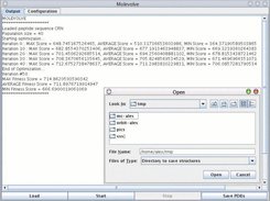 Saving PDB files at the end of a GA simulation.