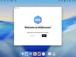 Demo application created with MōBrowser