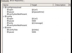 A brick repository showing parameter usage