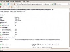 Molybdenum test report summary