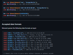 moment.php Screenshot 1