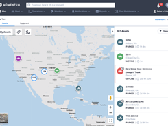 Get a global view of every vehicle or asset on a map in real-time. Download the mobile app to keep Momentum with you no matter where you are. 