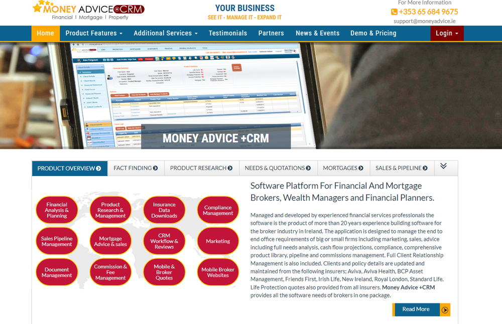 Money Advice + CRM Screenshot 1