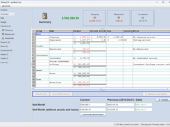 Account summary page
