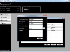 Add/Edit Transactions