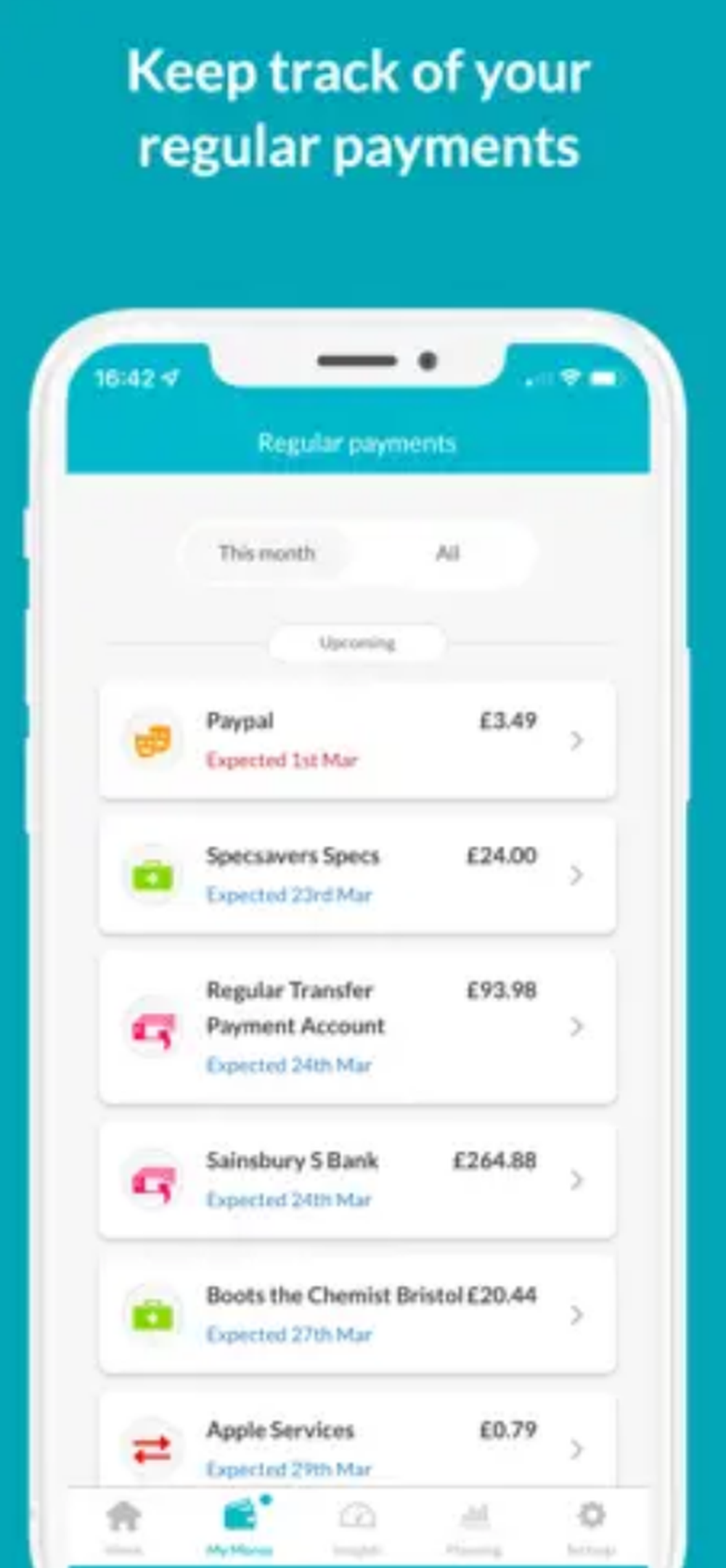 Moneyhub Screenshot 1