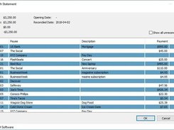 Reconcile Bank Statements