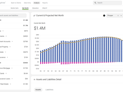 Net Worth planning page