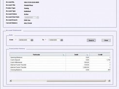 Account Statement Screen