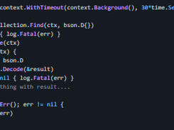 MongoDB Go Driver Screenshot 2