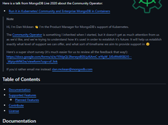 MongoDB Community Kubernetes Operator Screenshot 1