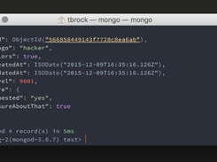 MongoDB Shell Enhancements Screenshot 1