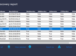 View / expoert csv