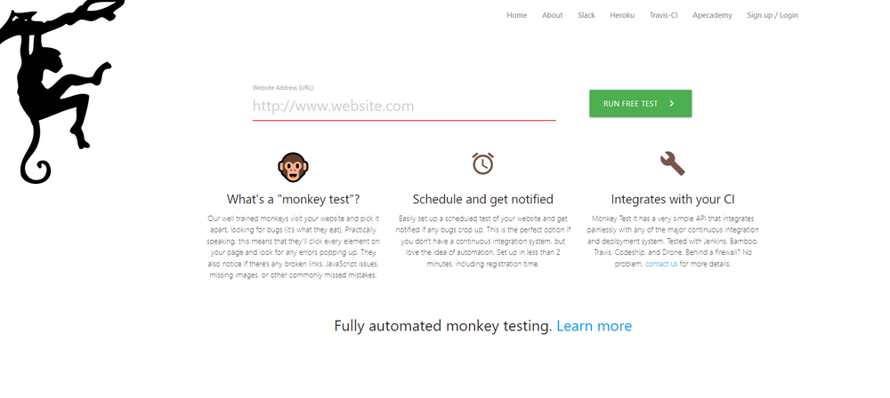 Monkey Test It Screenshot 1