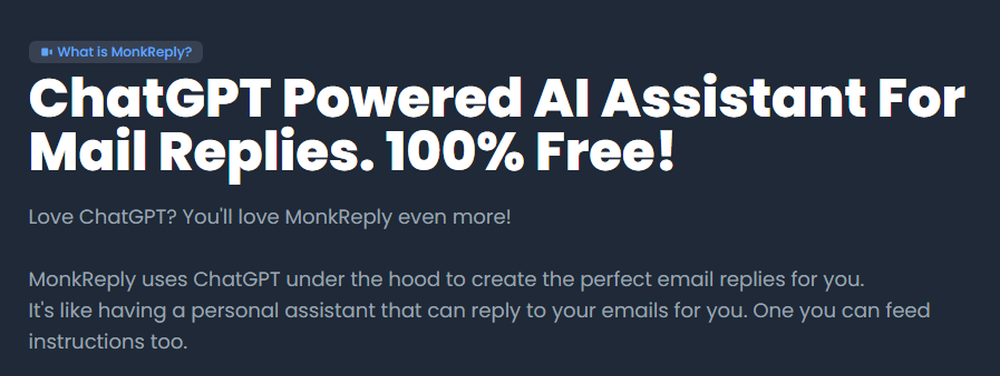 MonkReply Screenshot 1