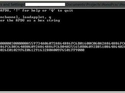 test app showing communication with a smartcard via pcsc
