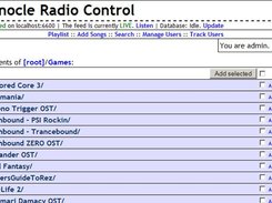 Browsing the music collection