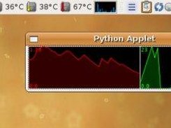 Development Monpy GNOME applet and in window