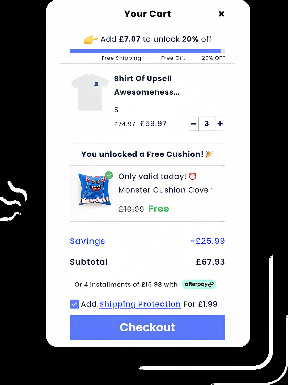 Monster Upsells Screenshot 1