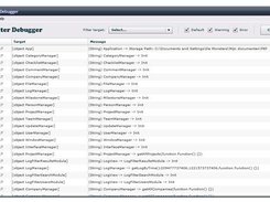 Monster debugger with data 