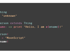 MoonScript Screenshot 1