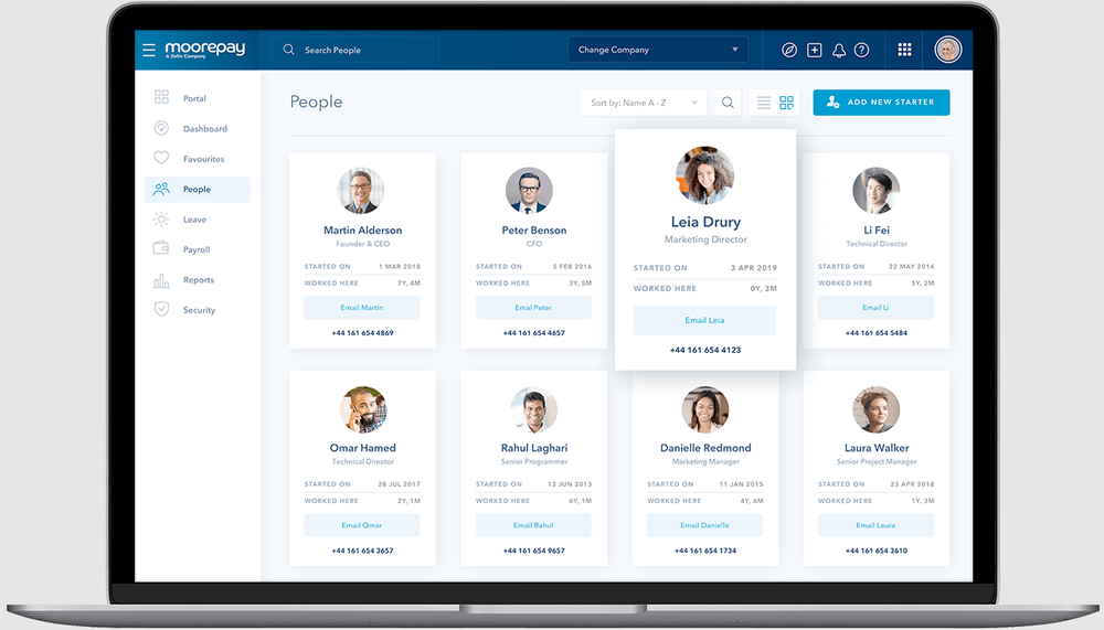 Moorepayhr Screenshot 1