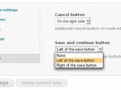 Administer settings; with options