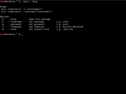 Help output