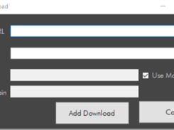 Add a new download and give a password to encrypt or use master password.
