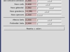 Control interface - nose settings