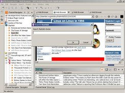 Searching through items and browsing Slashdot in WSAD.