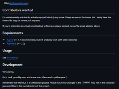 Morris.js Screenshot 1