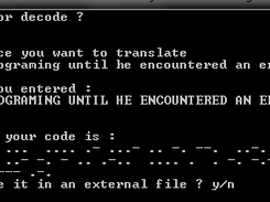 Main interface