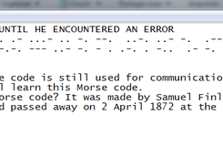 The output file