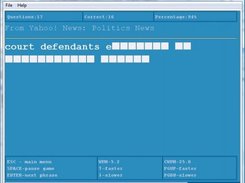 Live news via audio morse code