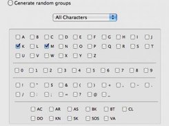 Preferences for what characters are sent