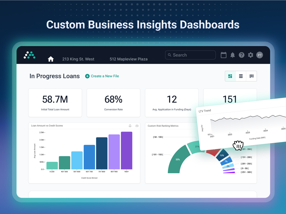 Custom Business Insights Dashboards